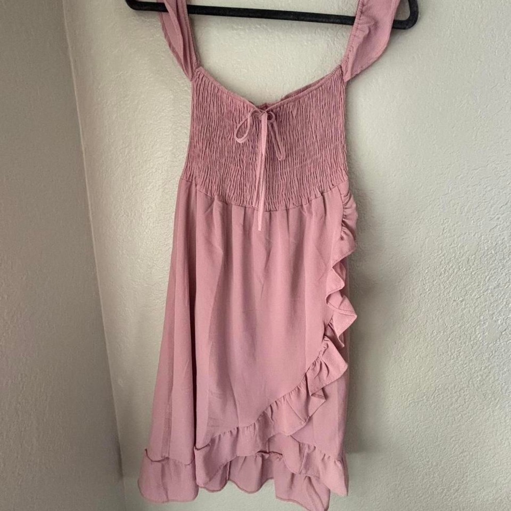 Pink Small Ruffle Dress‎